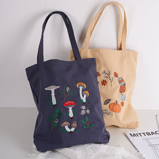Canvas Shoulder Bag,Cute Tote Bag,Supermarket Bag