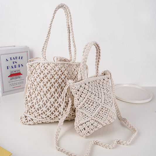 Crochet Tote Bag, Knit Tote Bag