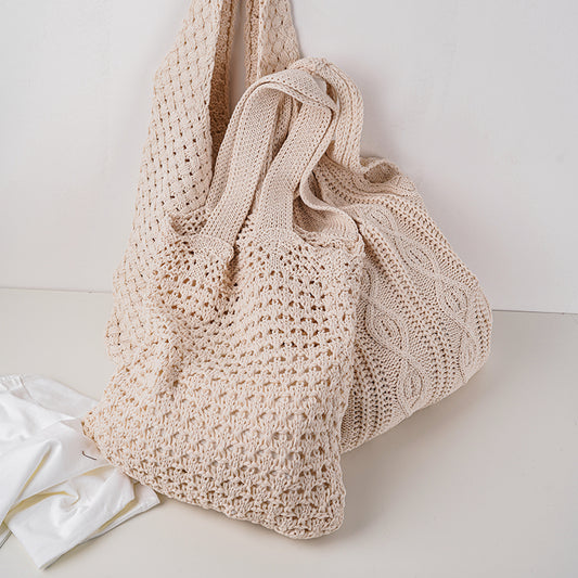 Crochet Tote Bag, Knit Bag