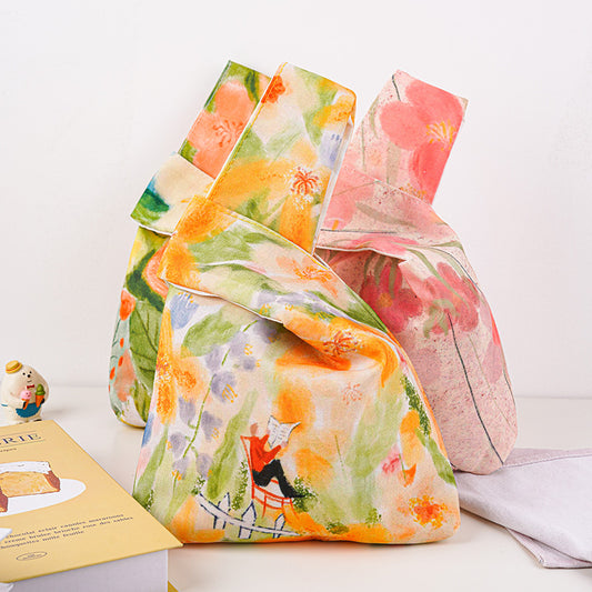 Japanese Knot Bag,Wrist Bag,Evening Handbag,Wedding Gift Tote,Bridesmaid Bag