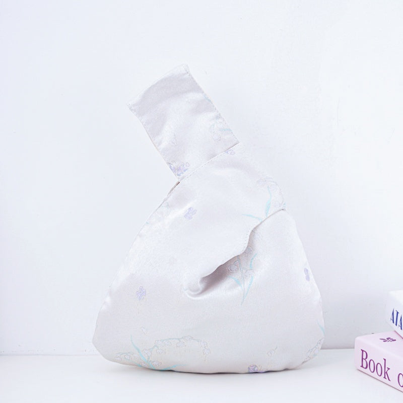 Ethereal Lily of the Valley Wedding Favor Knot Bag