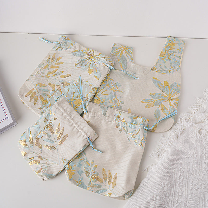 Wedding Knot Bag, Wrist Bag, Embroidered Tote Bag,Bridesmaid Bag