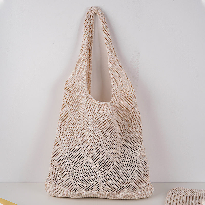 Crochet Tote Bag, Knit Bag
