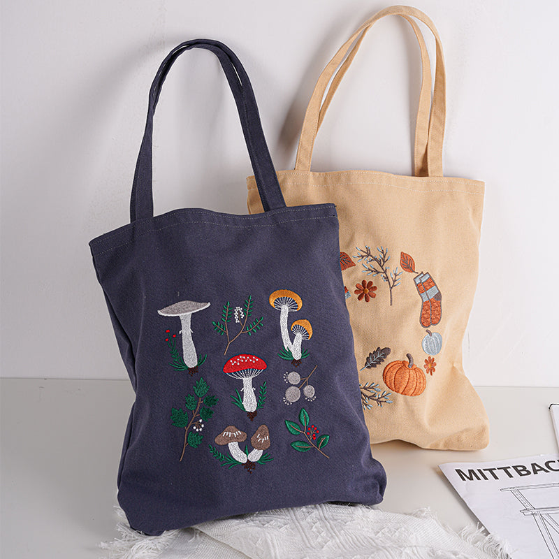 Canvas Shoulder Bag,Cute Tote Bag,Supermarket Bag