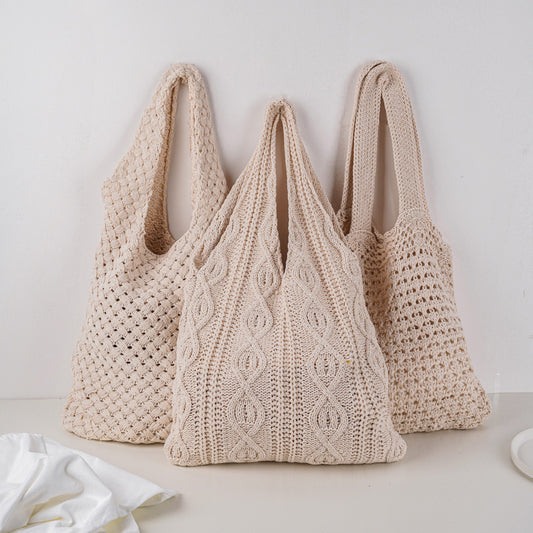Crochet Tote Bag, Knit Bag