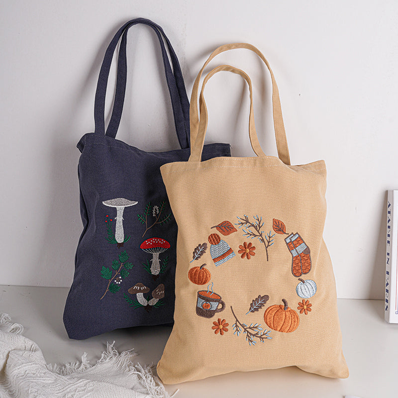 Canvas Shoulder Bag,Cute Tote Bag,Supermarket Bag