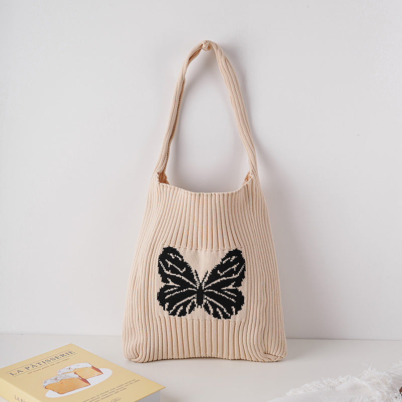 Crochet Tote Bag, Knit Tote Bag