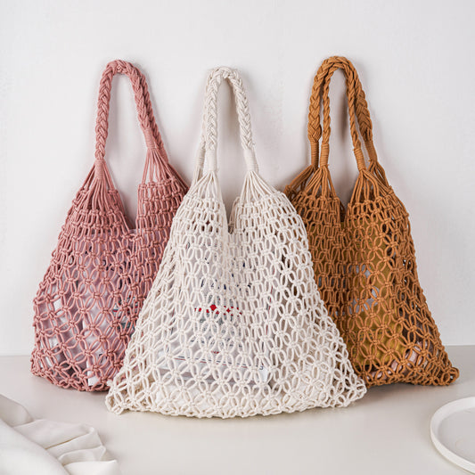 Crochet Tote Bag, Knit Bag