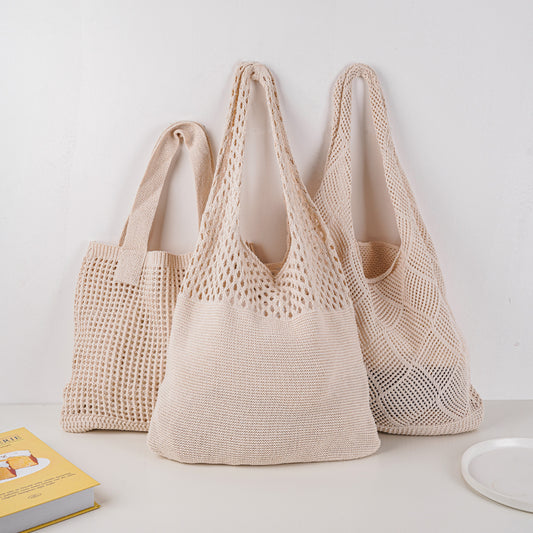 Crochet Tote Bag, Knit Bag