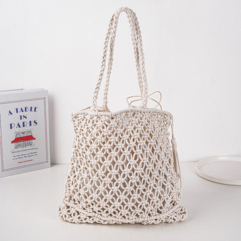Crochet Tote Bag, Knit Tote Bag