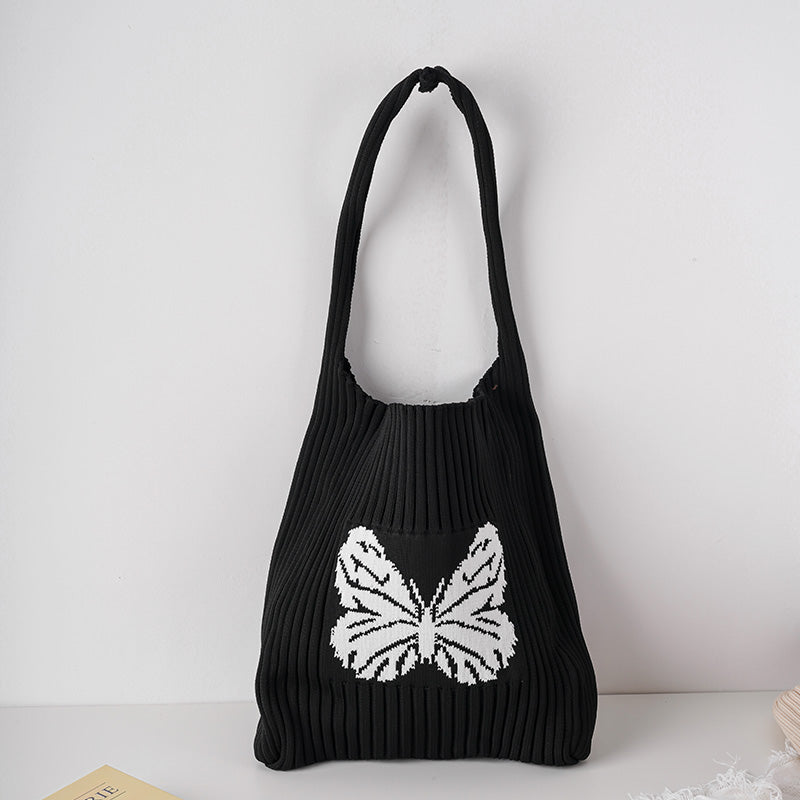 Crochet Tote Bag, Knit Tote Bag
