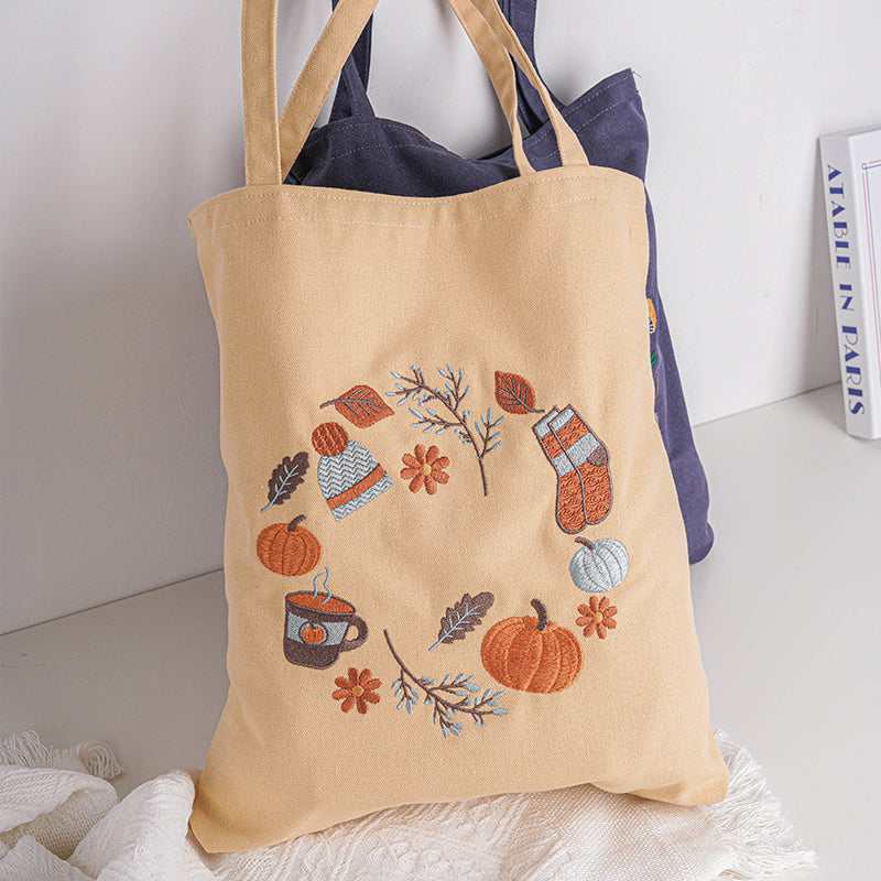 Canvas Shoulder Bag,Cute Tote Bag,Supermarket Bag