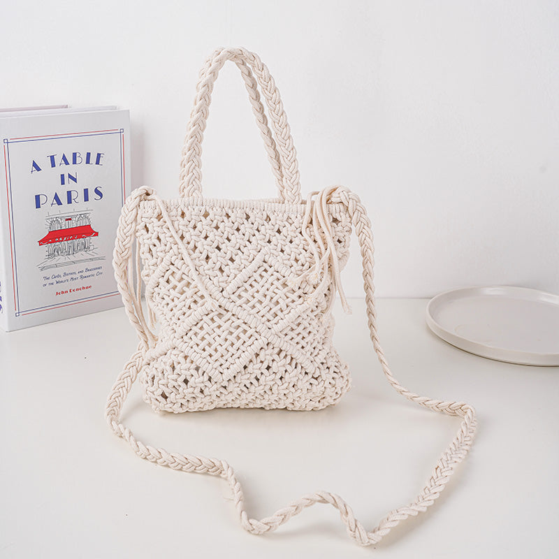 Crochet Tote Bag, Knit Tote Bag