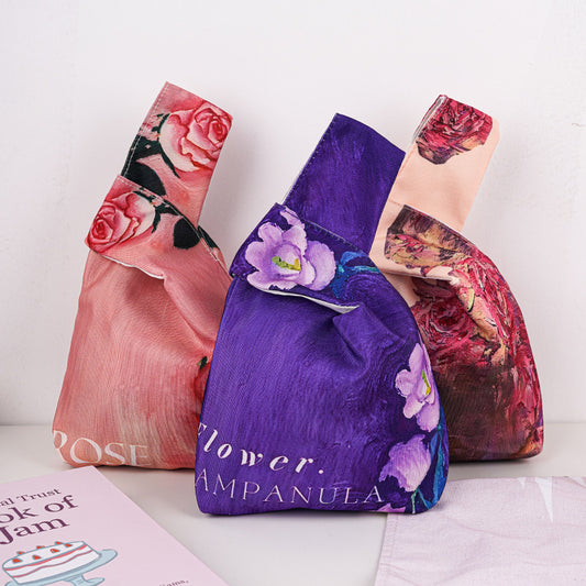Japanese Knot Bag,Wrist Bag,Evening Handbag,Wedding Gift Tote,Bridesmaid Bag