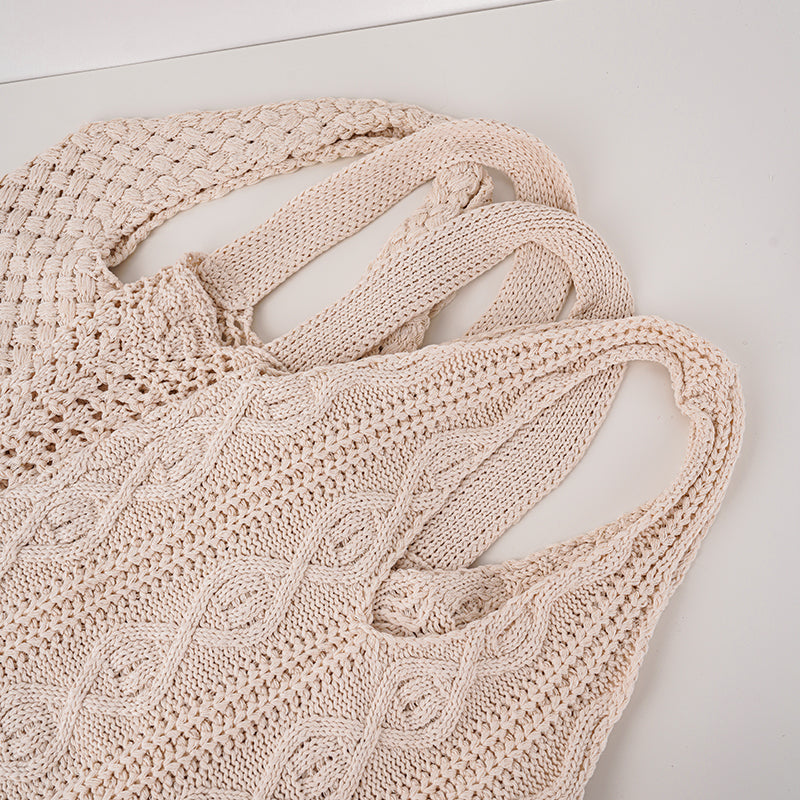Crochet Tote Bag, Knit Bag