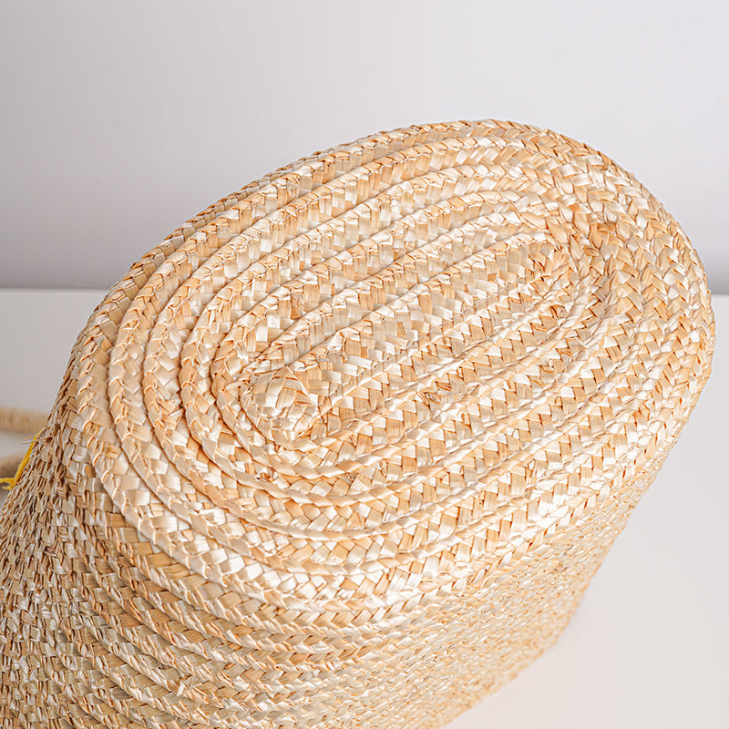 Straw Woven Bag, Handmade Tote Bag,Wicker Basket Bag