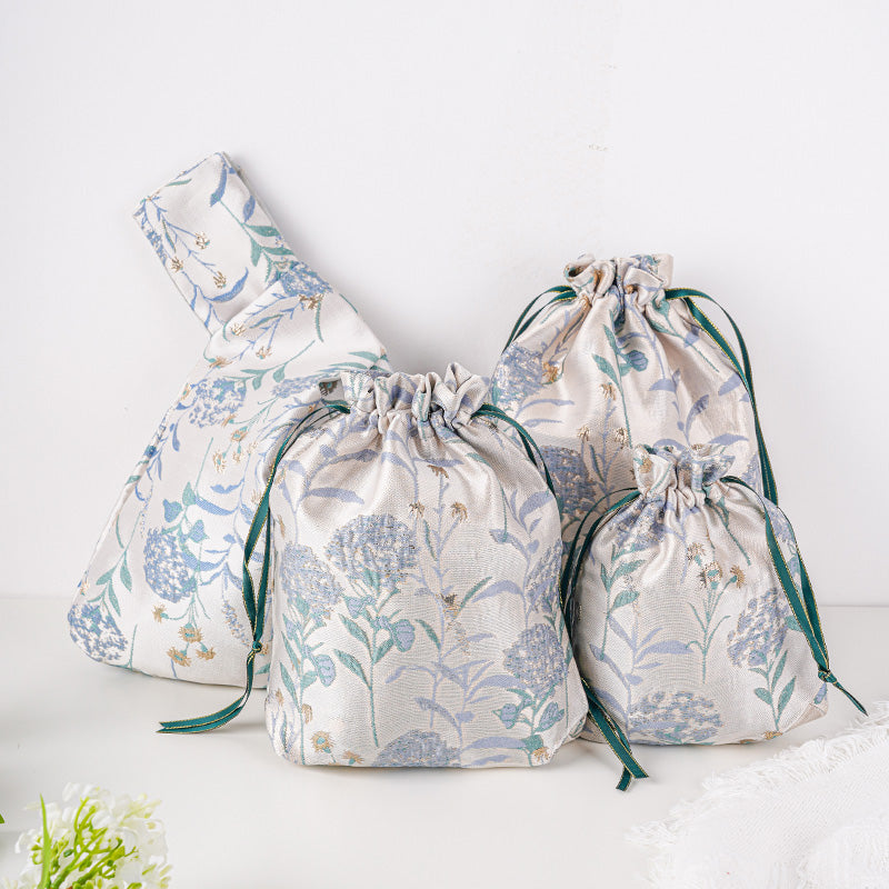 Wedding Gift Tote,Bridesmaid Bag,Japanese Knot Bag, Wrist Bag