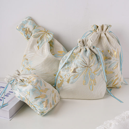 Wedding Knot Bag, Wrist Bag, Embroidered Tote Bag,Bridesmaid Bag