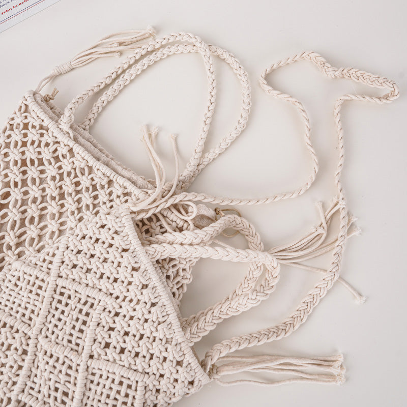 Crochet Tote Bag, Knit Tote Bag