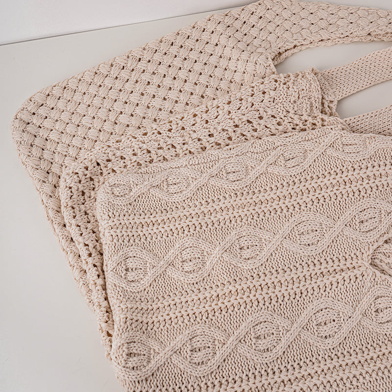 Crochet Tote Bag, Knit Bag