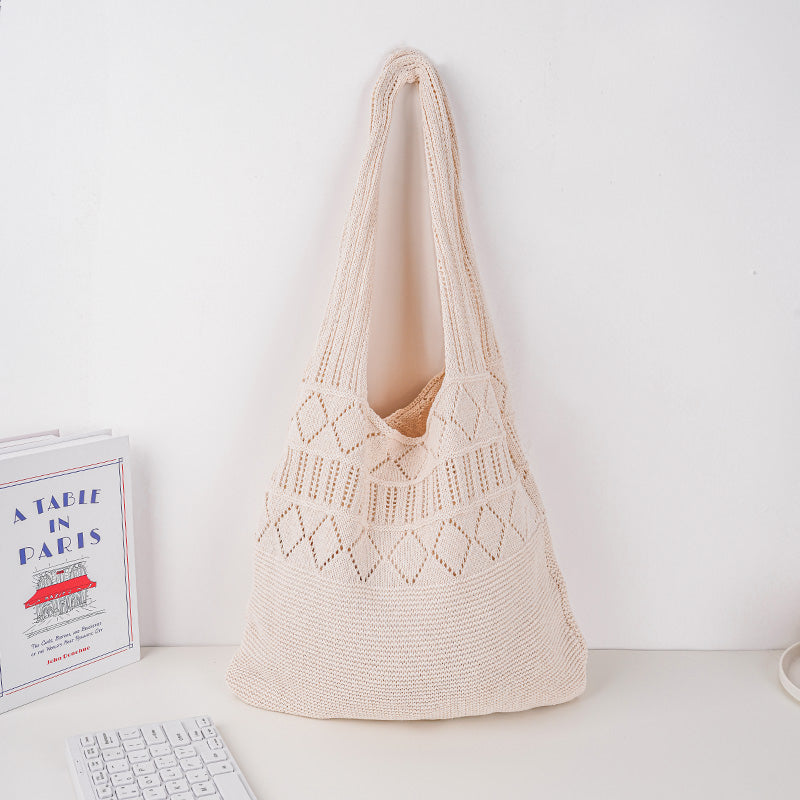 Crochet Tote Bag, Knit Tote Bag