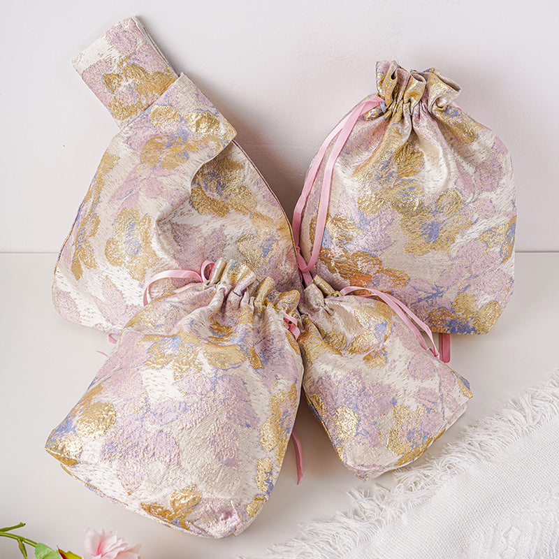 Wedding Gift Tote,Bridesmaid Bag,Japanese Knot Bag,Wrist Bag