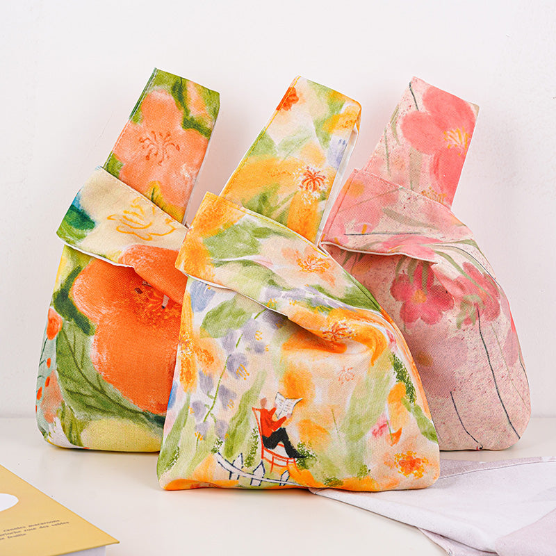 Japanese Knot Bag,Wrist Bag,Evening Handbag,Wedding Gift Tote,Bridesmaid Bag
