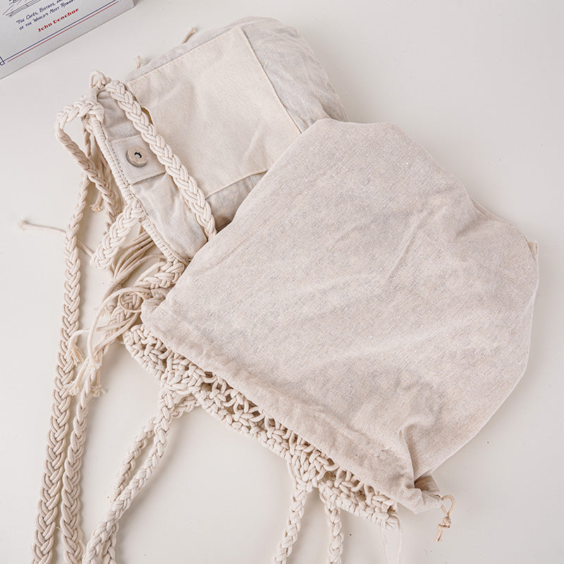 Crochet Tote Bag, Knit Tote Bag