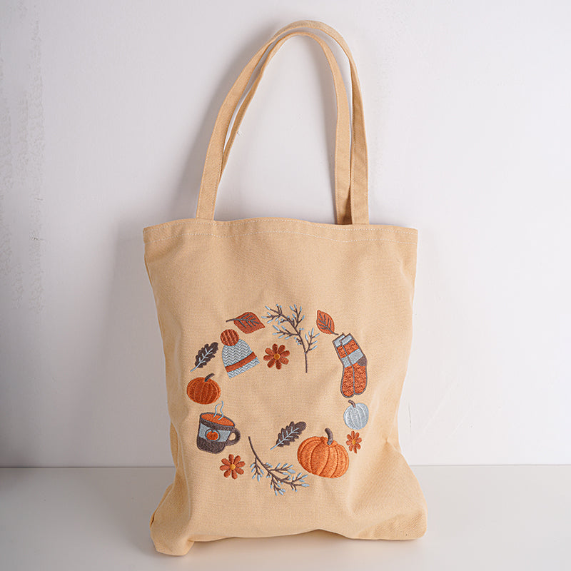 Canvas Shoulder Bag,Cute Tote Bag,Supermarket Bag