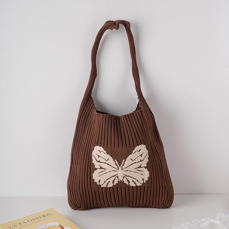 Crochet Tote Bag, Knit Tote Bag