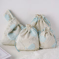 Japanese Knot Bag,Wrist Bag, Embroidered Tote Bag,Wedding Gift Tote,Bridesmaid Bag