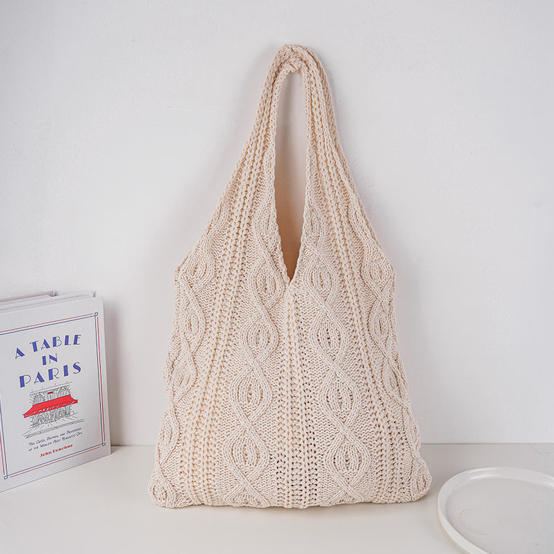 Crochet Tote Bag, Knit Bag