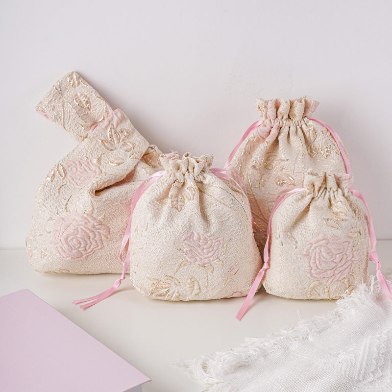 Wedding Gift Tote,Bridesmaid Bag,Japanese Knot Bag,Wrist Bag
