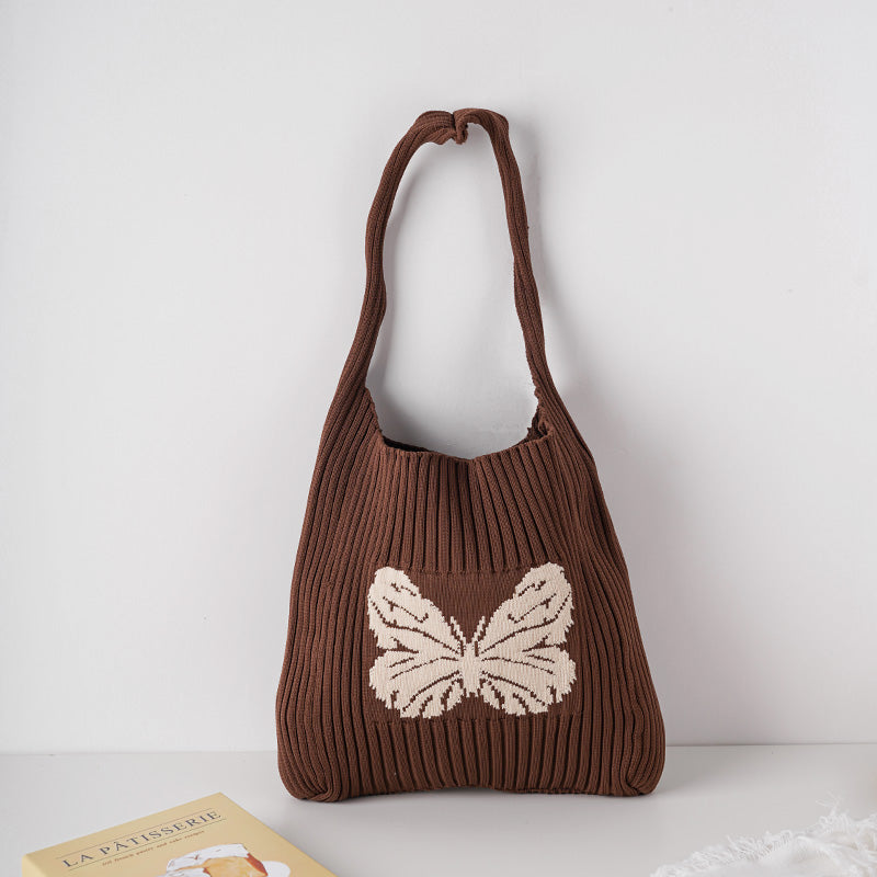 Crochet Tote Bag, Knit Tote Bag