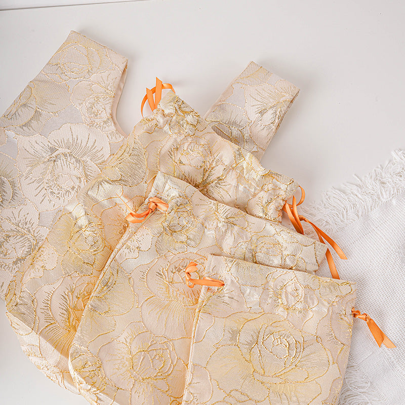 Wedding Gift Tote,Bridesmaid Bag,Japanese Knot Bag,Wrist Bag,Change Purse