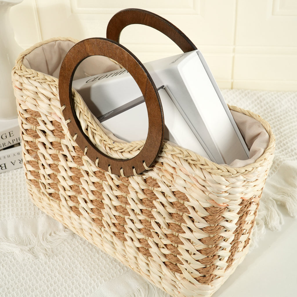 Straw Woven Bag,Wicker Basket Bag