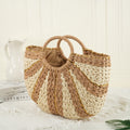 Straw Woven Bag, Handmade Tote Bag,Wicker Basket Bag