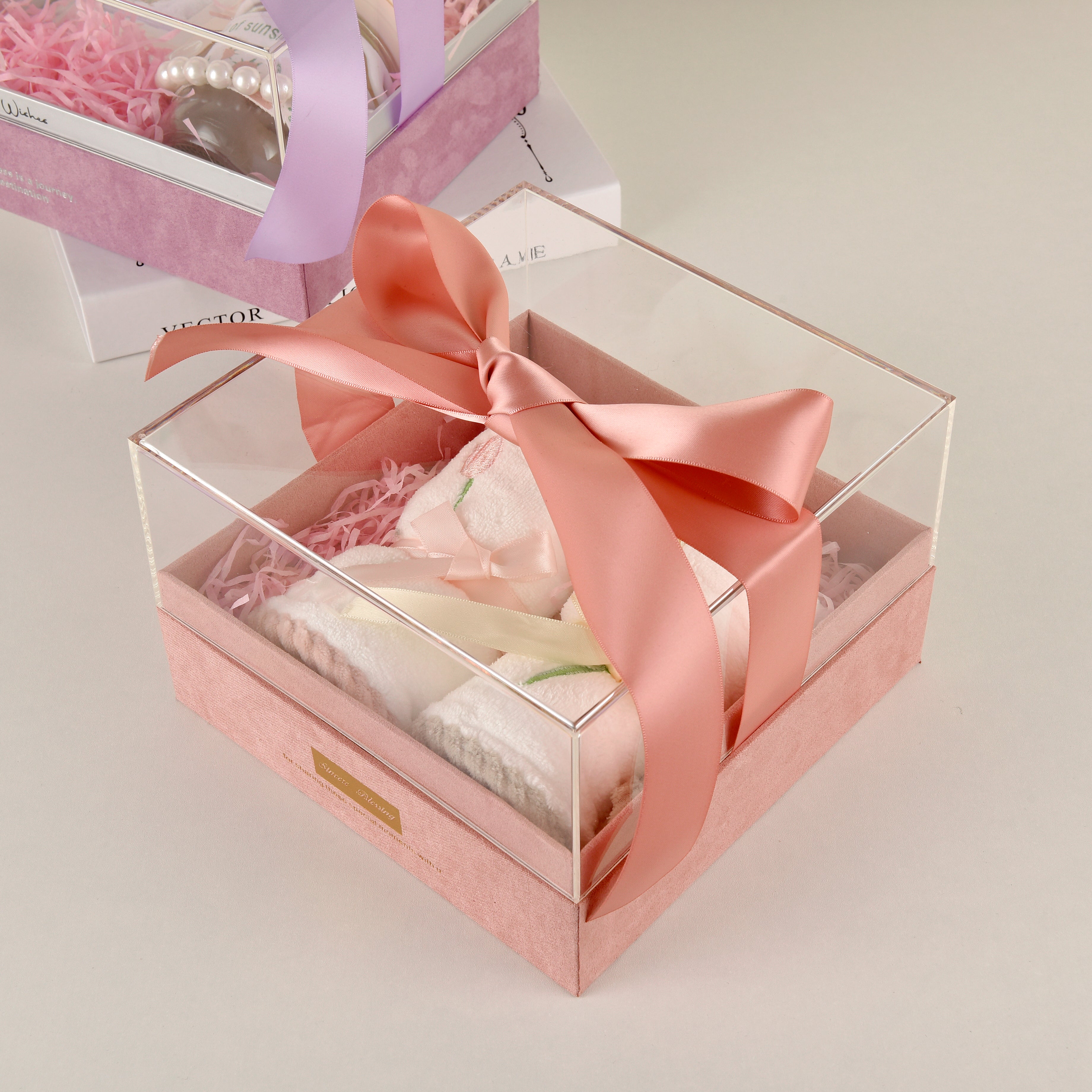 Bridal Box,Acrylic Box,Keepsake Box, Bridesmaid Gift Box