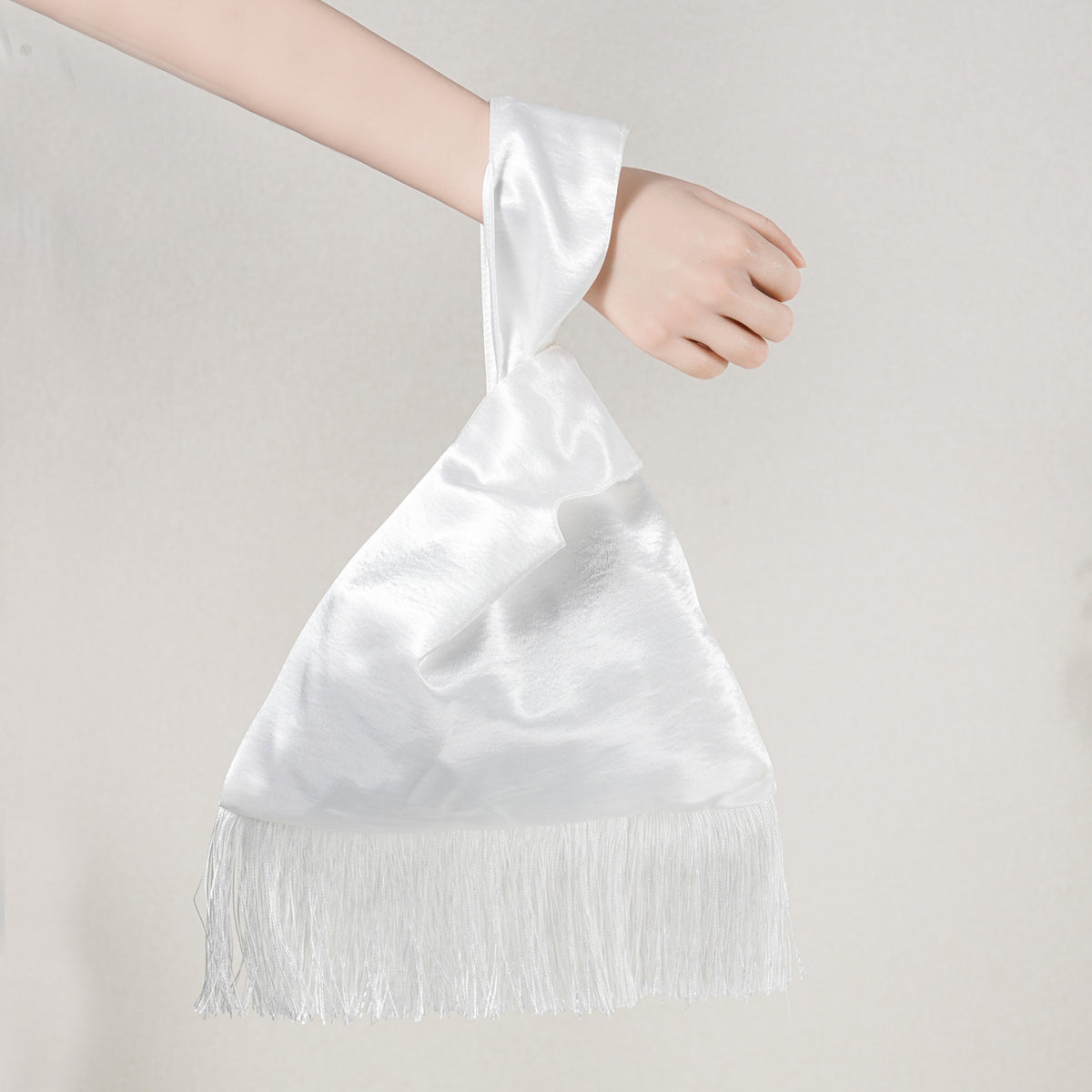 White fringe Japanese knot bag gallery image 11.jpg
