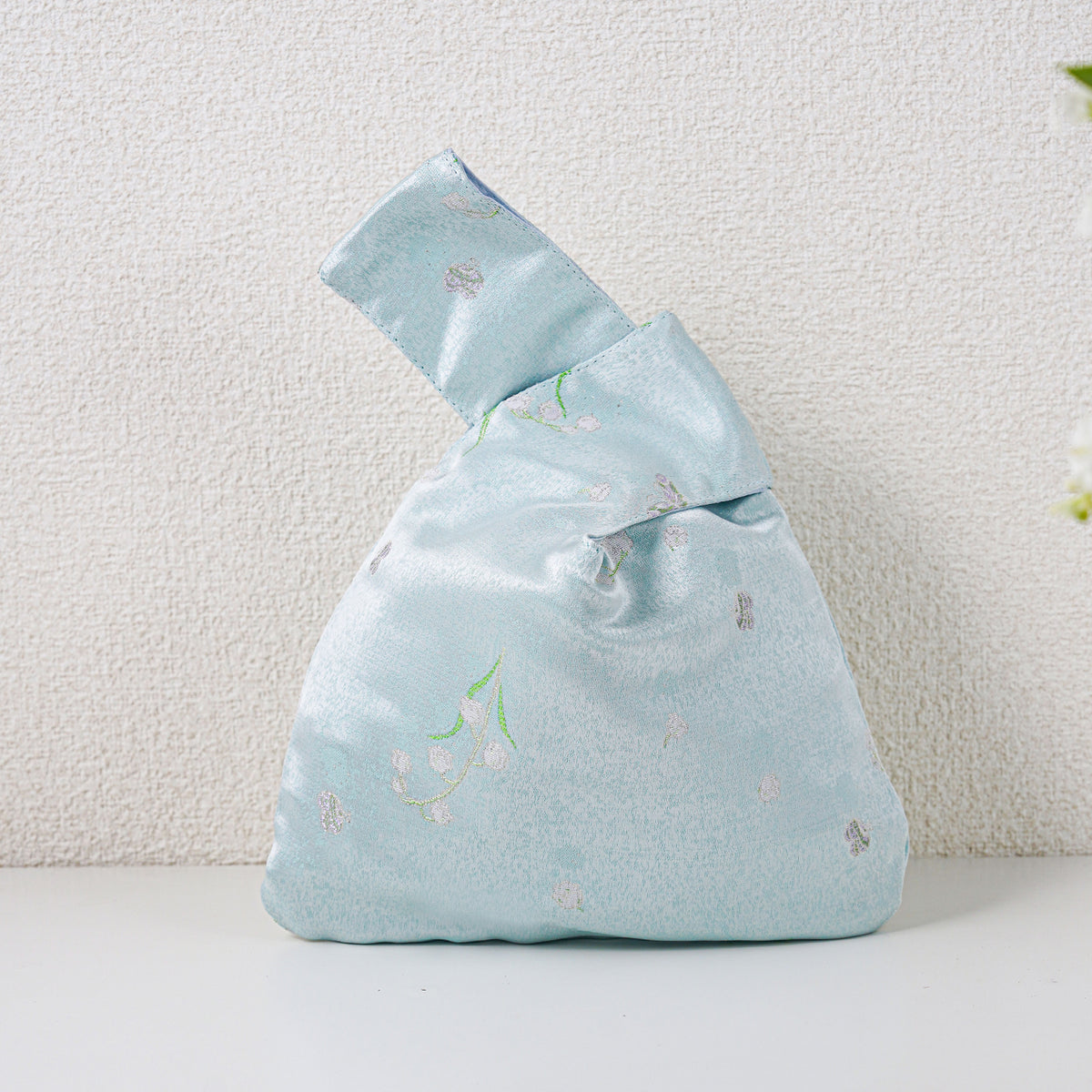 Mint Muguet Knot Bag and Drawstring Gift Bags — updated original product photo