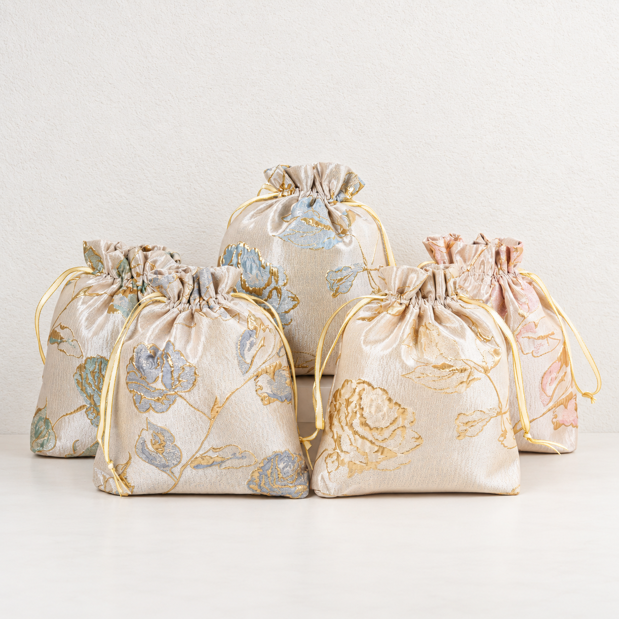 Drawstring Gift Bags fabric bags, sold individually