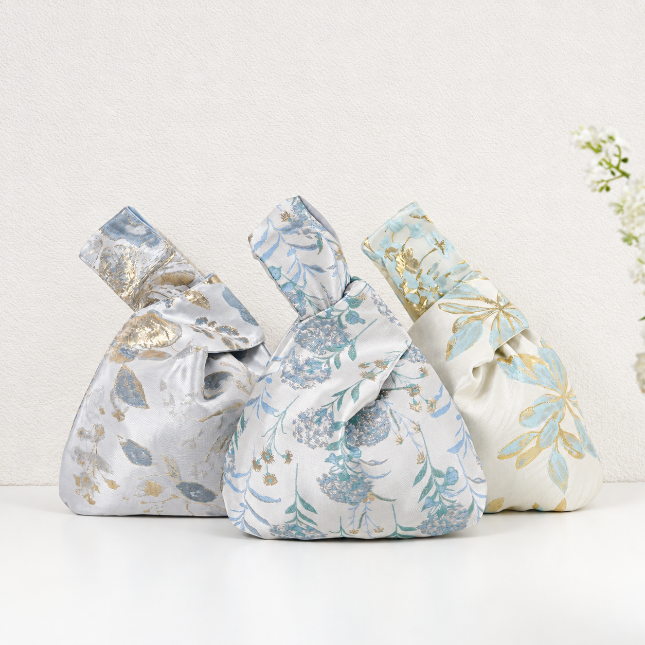 Something Blue fabric bags, sold individually