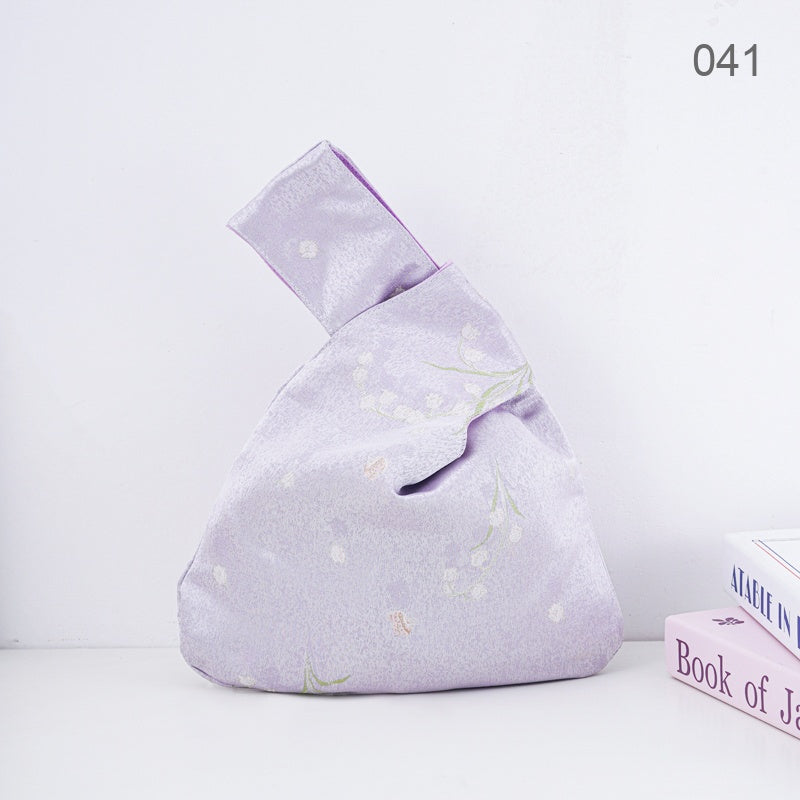 041 Lilac Muguet Japanese knot wrist bag