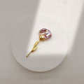 Rose Brooch,Natural Baroque Pearl Brooch, Birthday Gift, Gift For Her