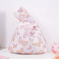 Butterfly Brocade Drawstring Favor Bags, Embroidered Satin Evening Wedding Bridesmaid Gift Pouch