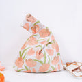 Tulip Brocade Drawstring Favor Bags, Embroidered Satin Evening Wedding Bridesmaid Gift Pouch